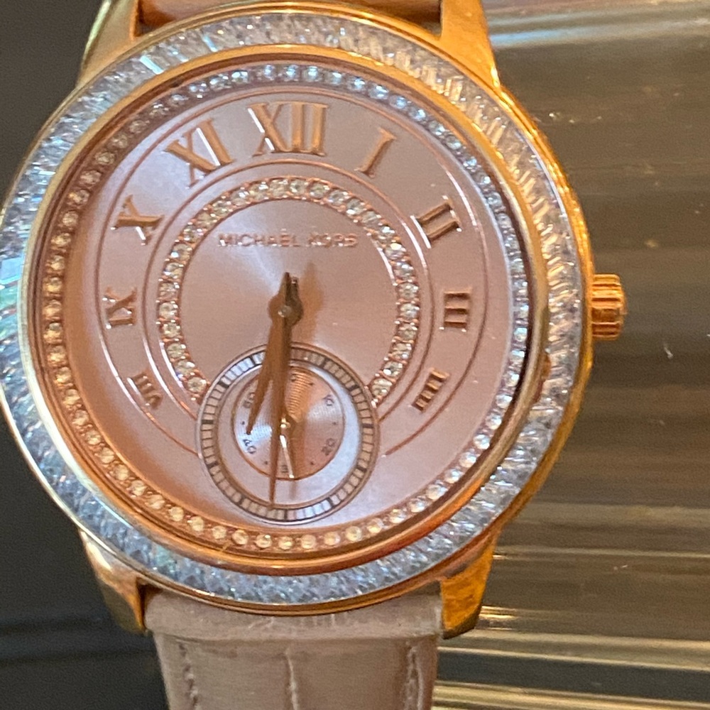 Michael kohrs rose gold watch